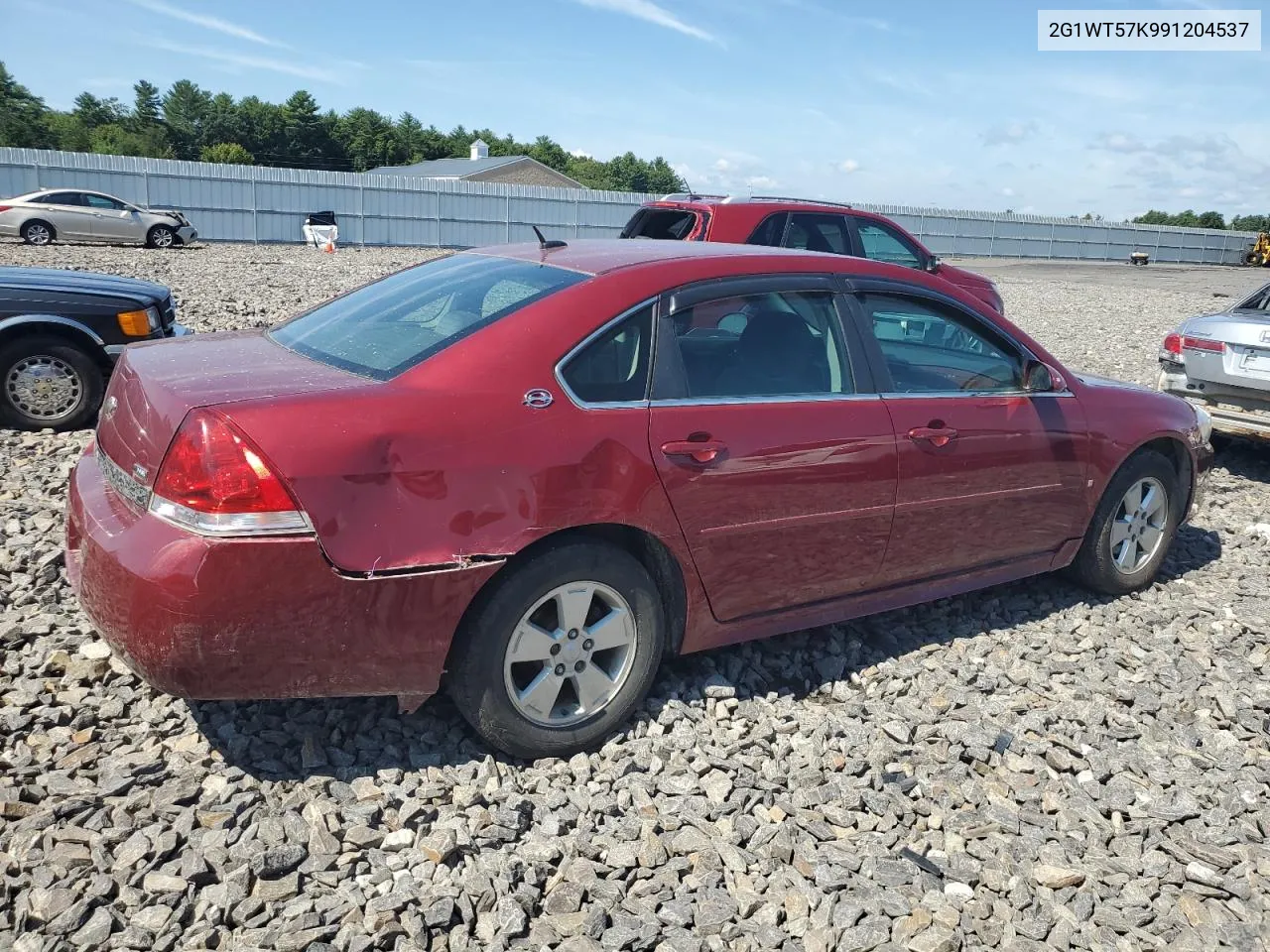 2009 Chevrolet Impala 1Lt VIN: 2G1WT57K991204537 Lot: 68856304