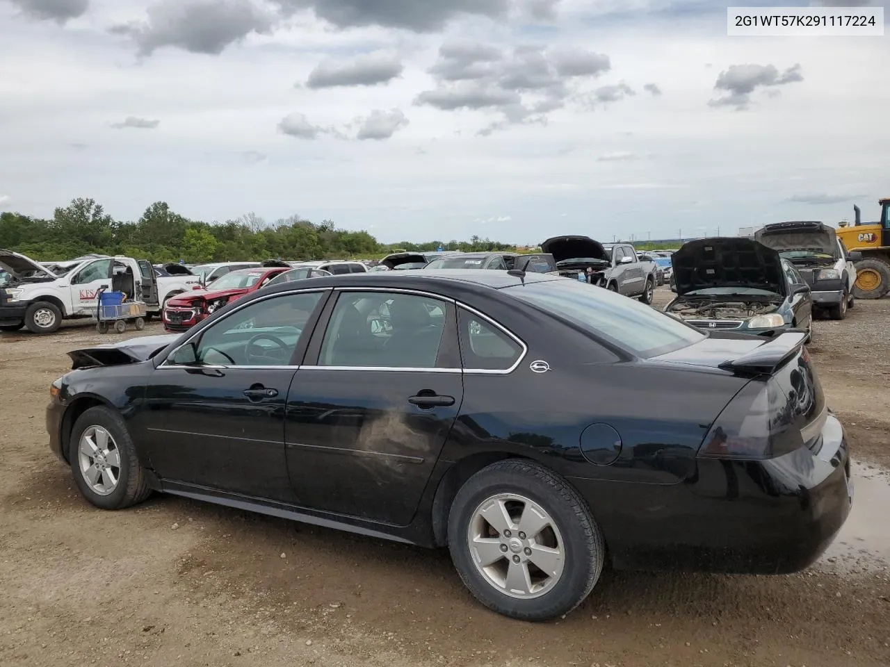 2009 Chevrolet Impala 1Lt VIN: 2G1WT57K291117224 Lot: 69586904