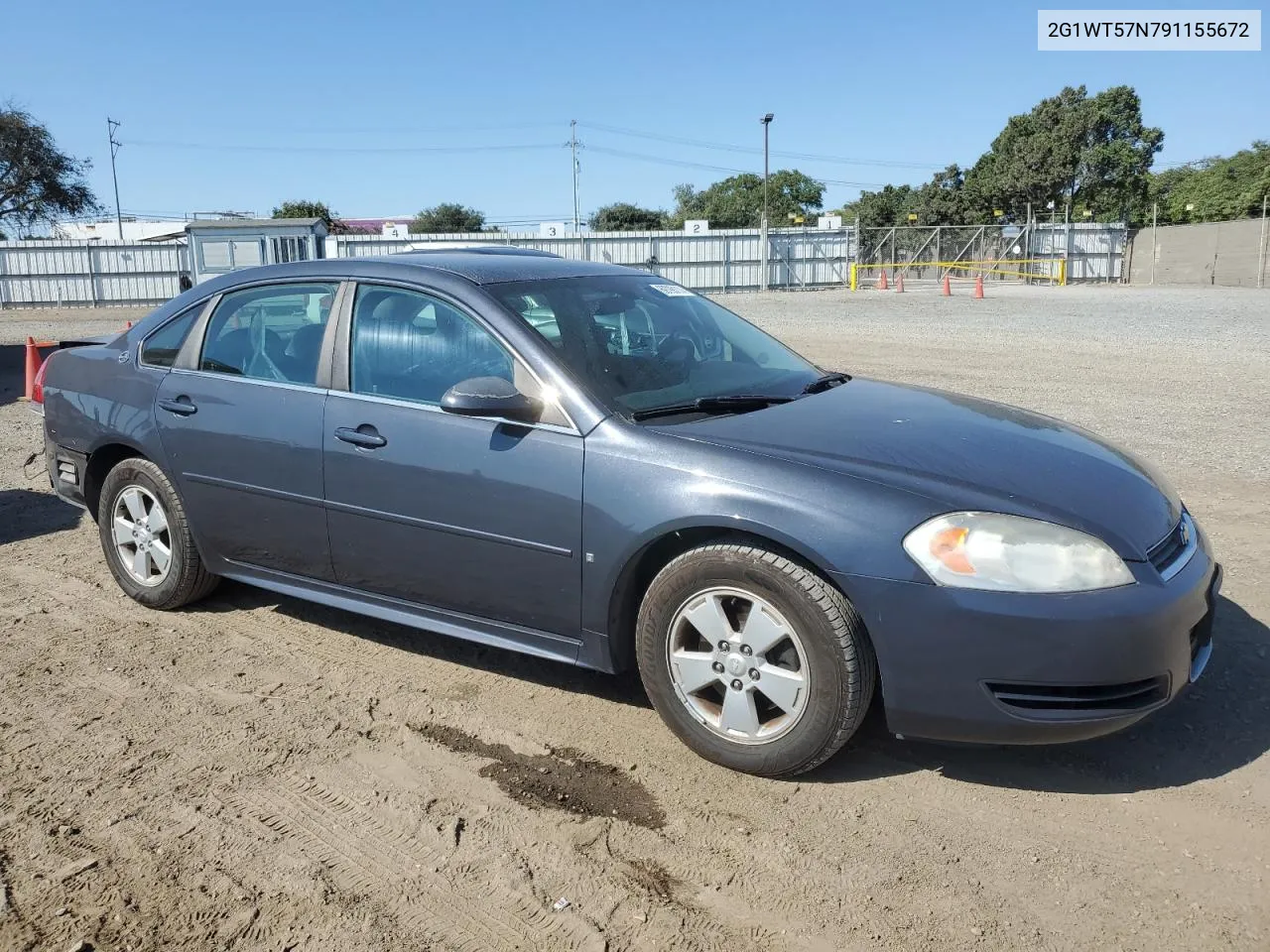 2009 Chevrolet Impala 1Lt VIN: 2G1WT57N791155672 Lot: 69798114