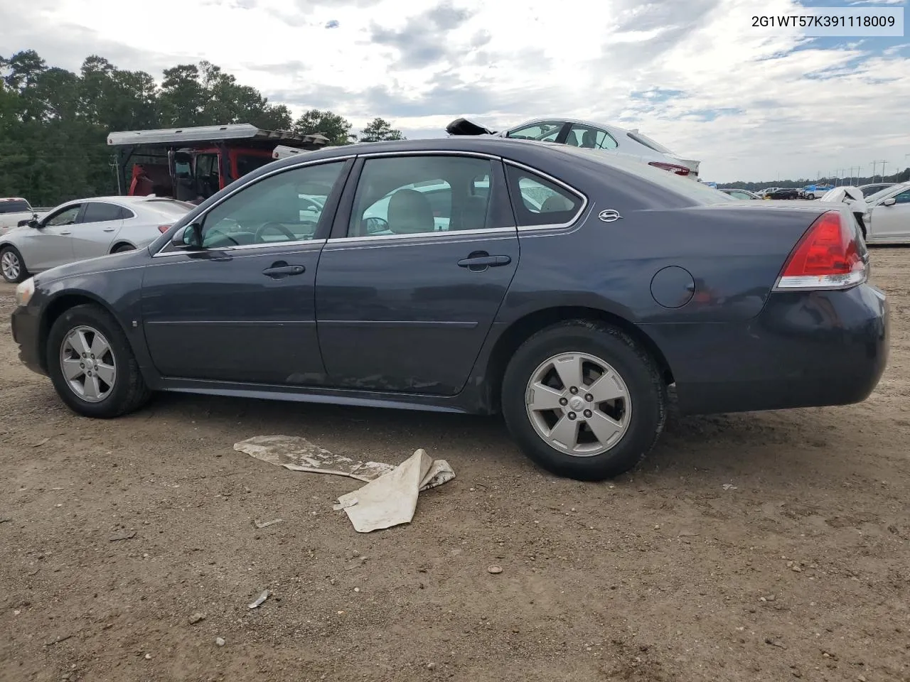 2G1WT57K391118009 2009 Chevrolet Impala 1Lt