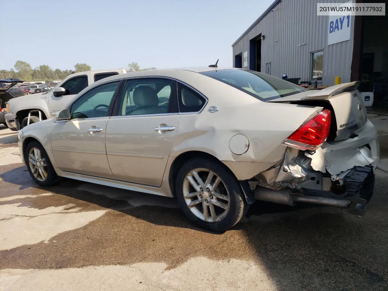 2009 Chevrolet Impala Ltz VIN: 2G1WU57M191177932 Lot: 70873064