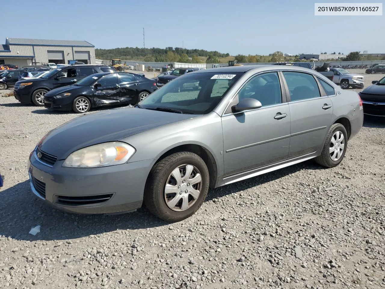 2009 Chevrolet Impala Ls VIN: 2G1WB57K091160527 Lot: 70880724