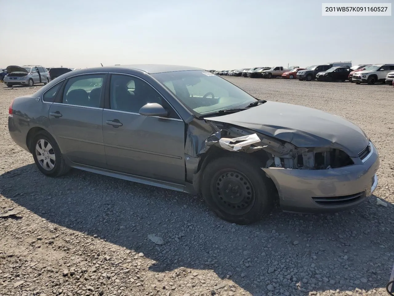 2009 Chevrolet Impala Ls VIN: 2G1WB57K091160527 Lot: 70880724