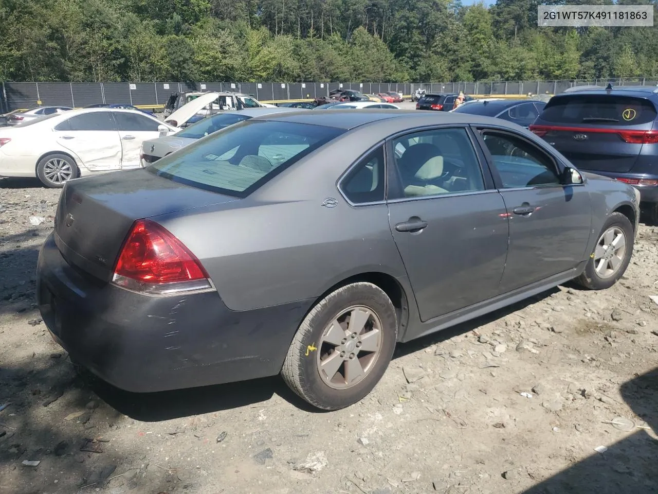 2009 Chevrolet Impala 1Lt VIN: 2G1WT57K491181863 Lot: 70920904