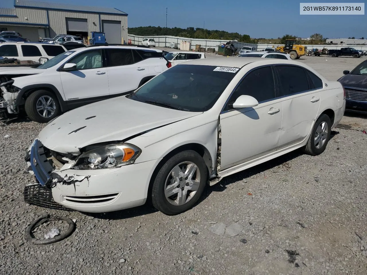 2009 Chevrolet Impala Ls VIN: 2G1WB57K891173140 Lot: 70973844