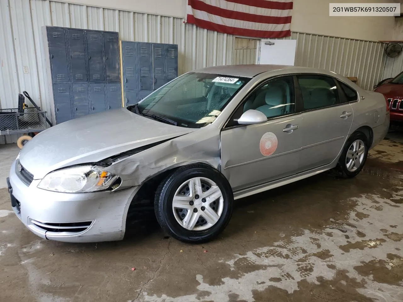 2009 Chevrolet Impala Ls VIN: 2G1WB57K691320507 Lot: 71474364