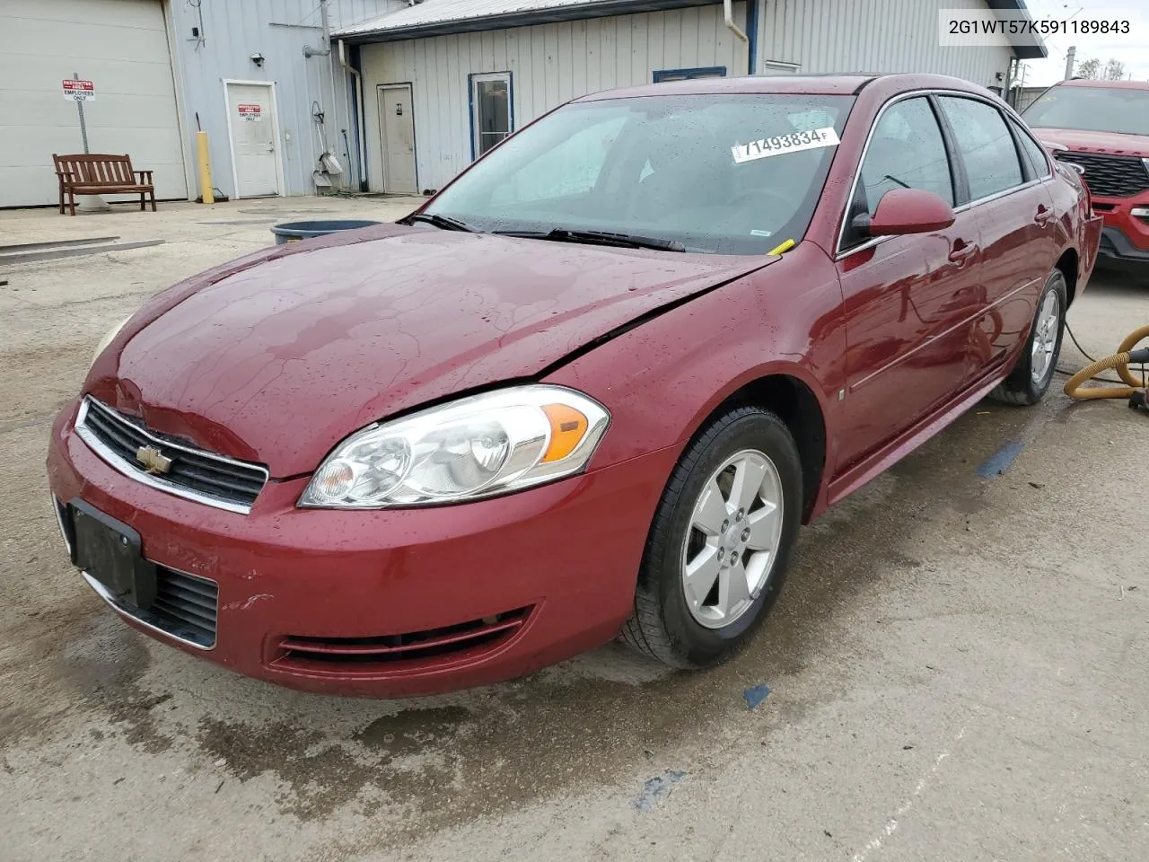 2009 Chevrolet Impala 1Lt VIN: 2G1WT57K591189843 Lot: 71493834