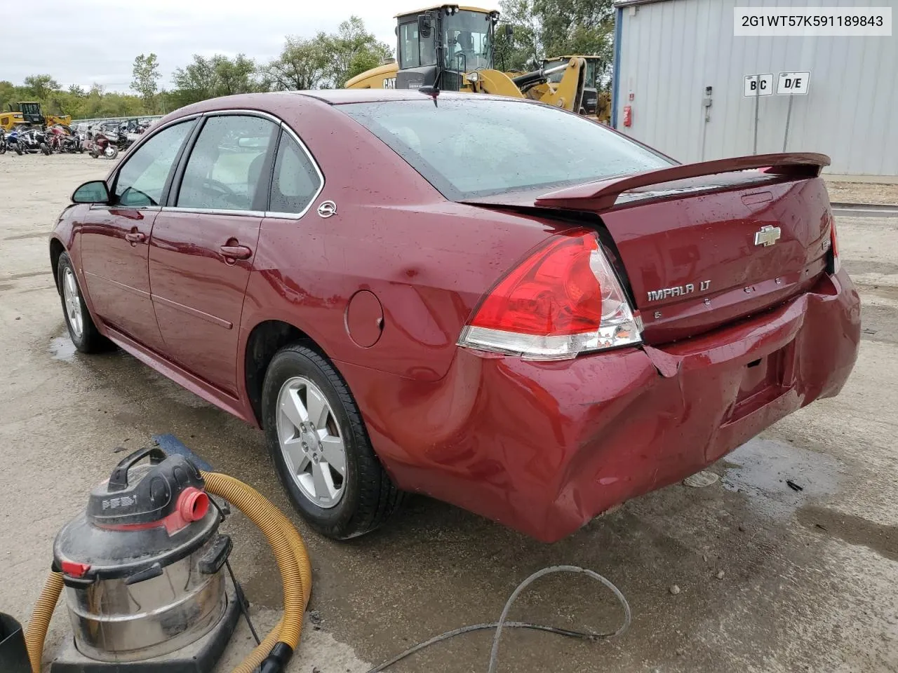 2009 Chevrolet Impala 1Lt VIN: 2G1WT57K591189843 Lot: 71493834