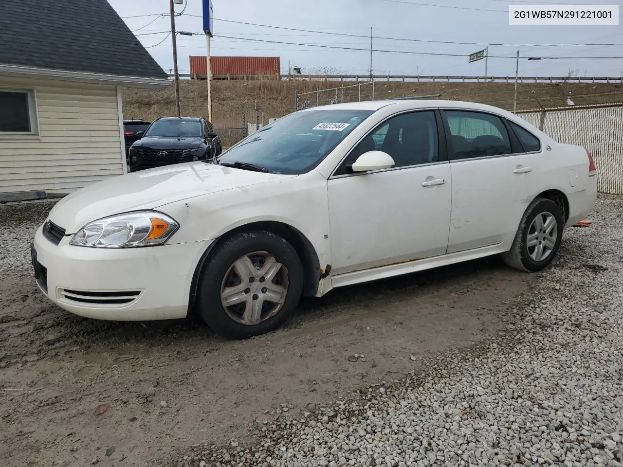 2G1WB57N291221001 2009 Chevrolet Impala Ls