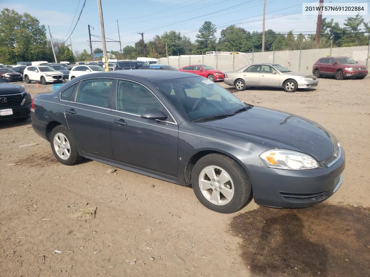 2009 Chevrolet Impala 1Lt VIN: 2G1WT57N691202884 Lot: 72131234