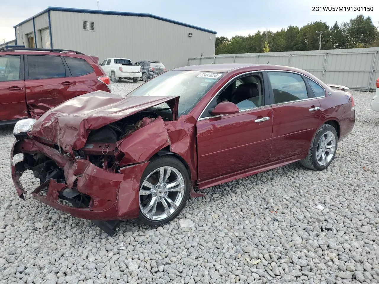 2009 Chevrolet Impala Ltz VIN: 2G1WU57M191301150 Lot: 72497054