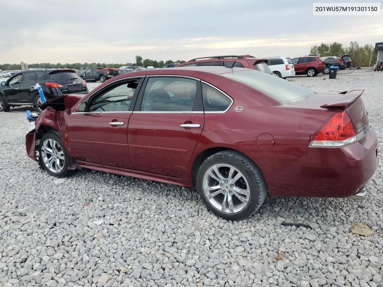 2009 Chevrolet Impala Ltz VIN: 2G1WU57M191301150 Lot: 72497054