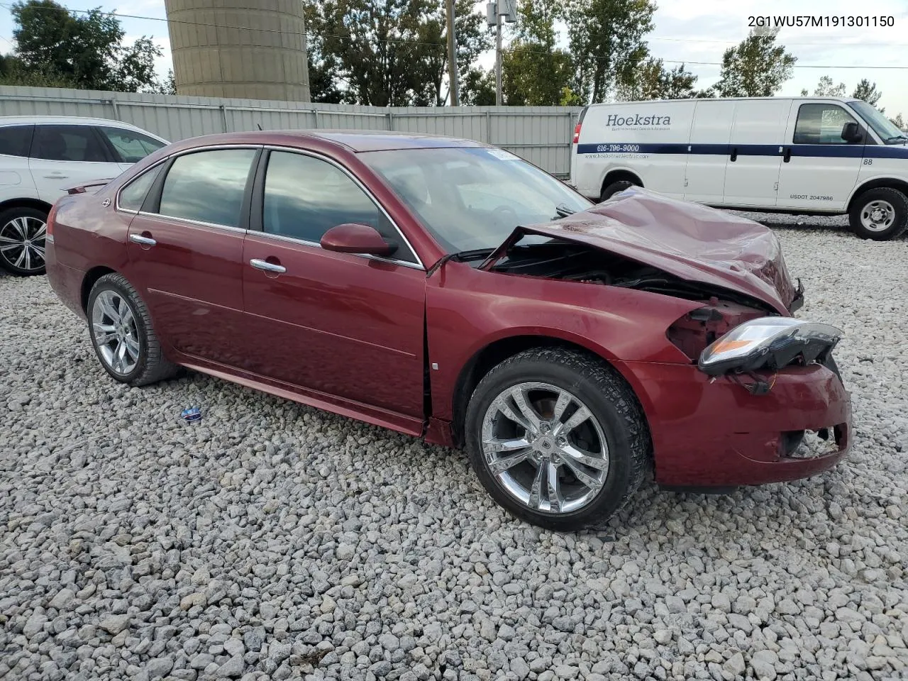 2009 Chevrolet Impala Ltz VIN: 2G1WU57M191301150 Lot: 72497054