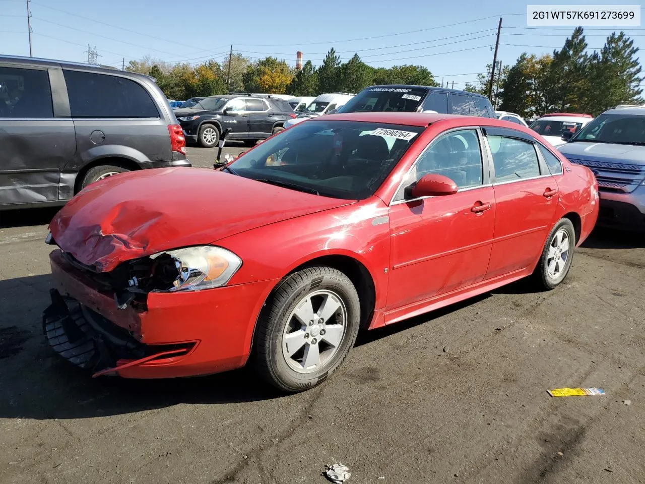 2G1WT57K691273699 2009 Chevrolet Impala 1Lt