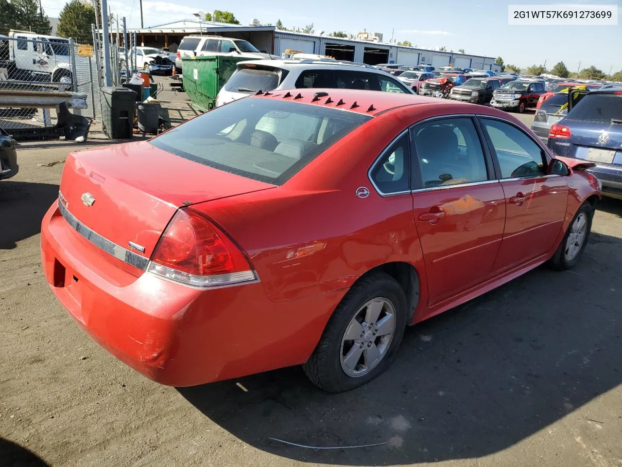 2009 Chevrolet Impala 1Lt VIN: 2G1WT57K691273699 Lot: 72690264