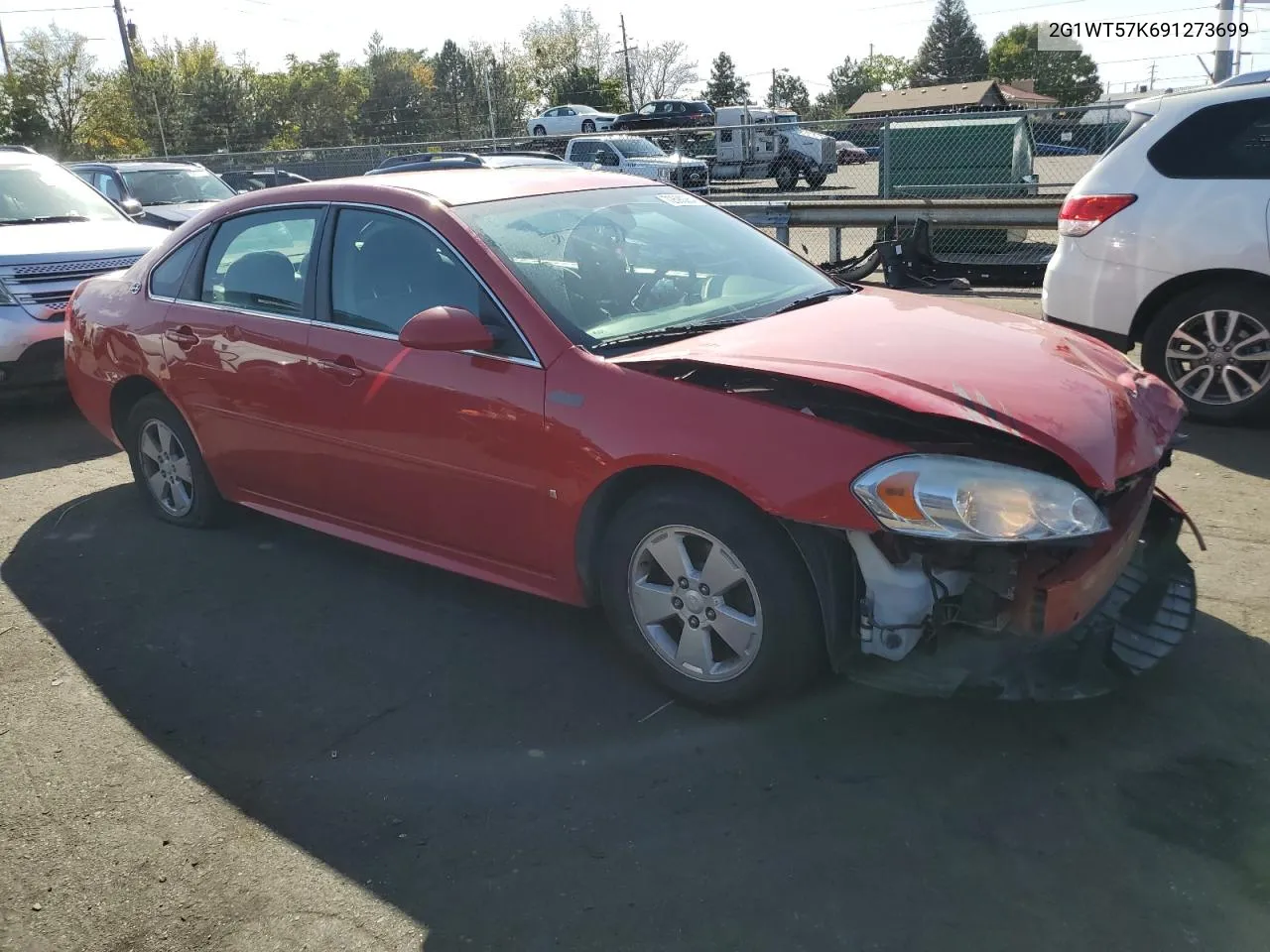 2009 Chevrolet Impala 1Lt VIN: 2G1WT57K691273699 Lot: 72690264