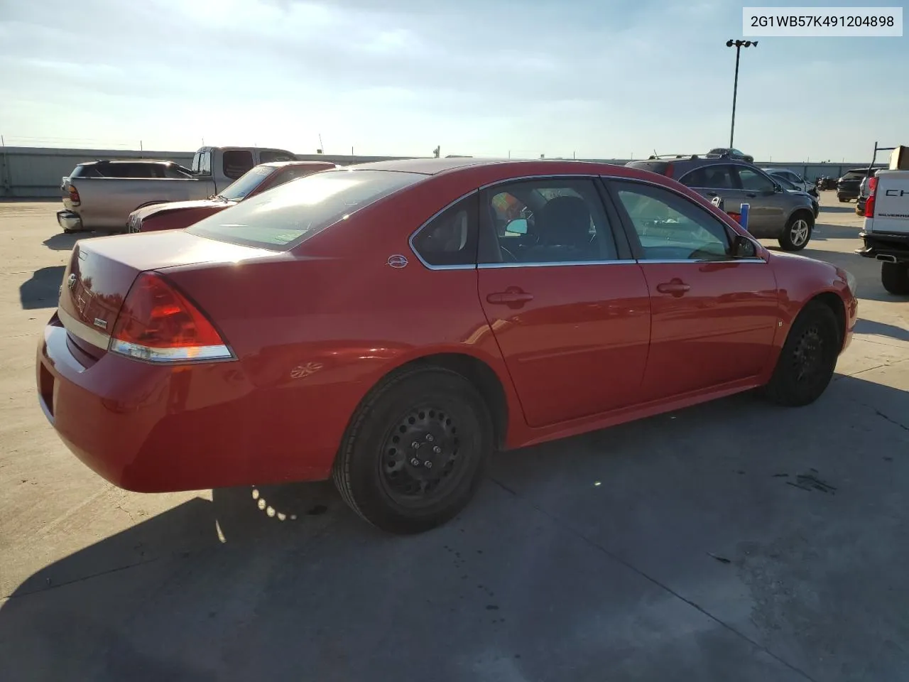 2009 Chevrolet Impala Ls VIN: 2G1WB57K491204898 Lot: 73209584