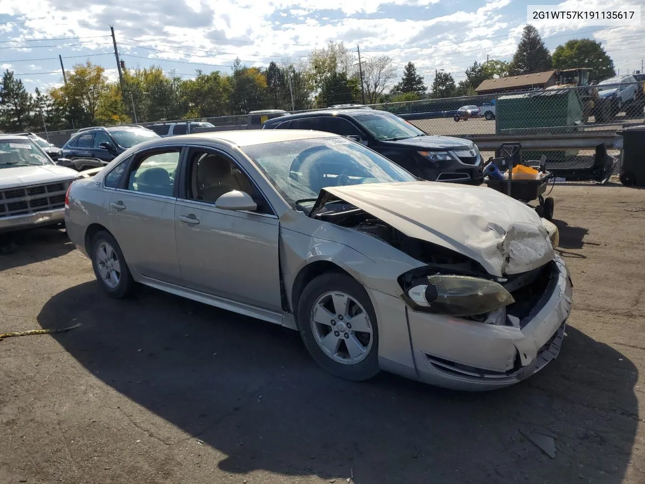 2G1WT57K191135617 2009 Chevrolet Impala 1Lt