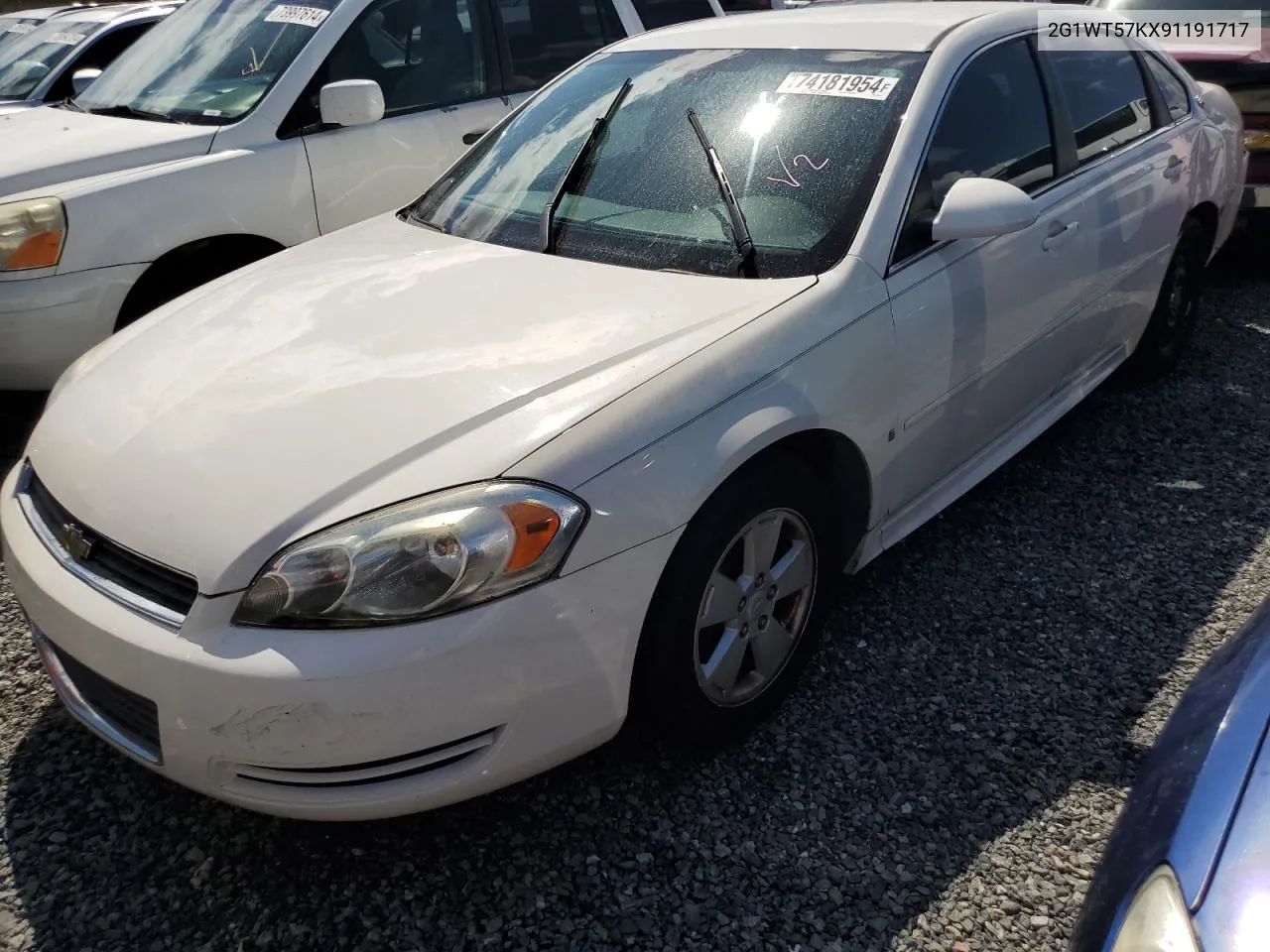 2G1WT57KX91191717 2009 Chevrolet Impala 1Lt