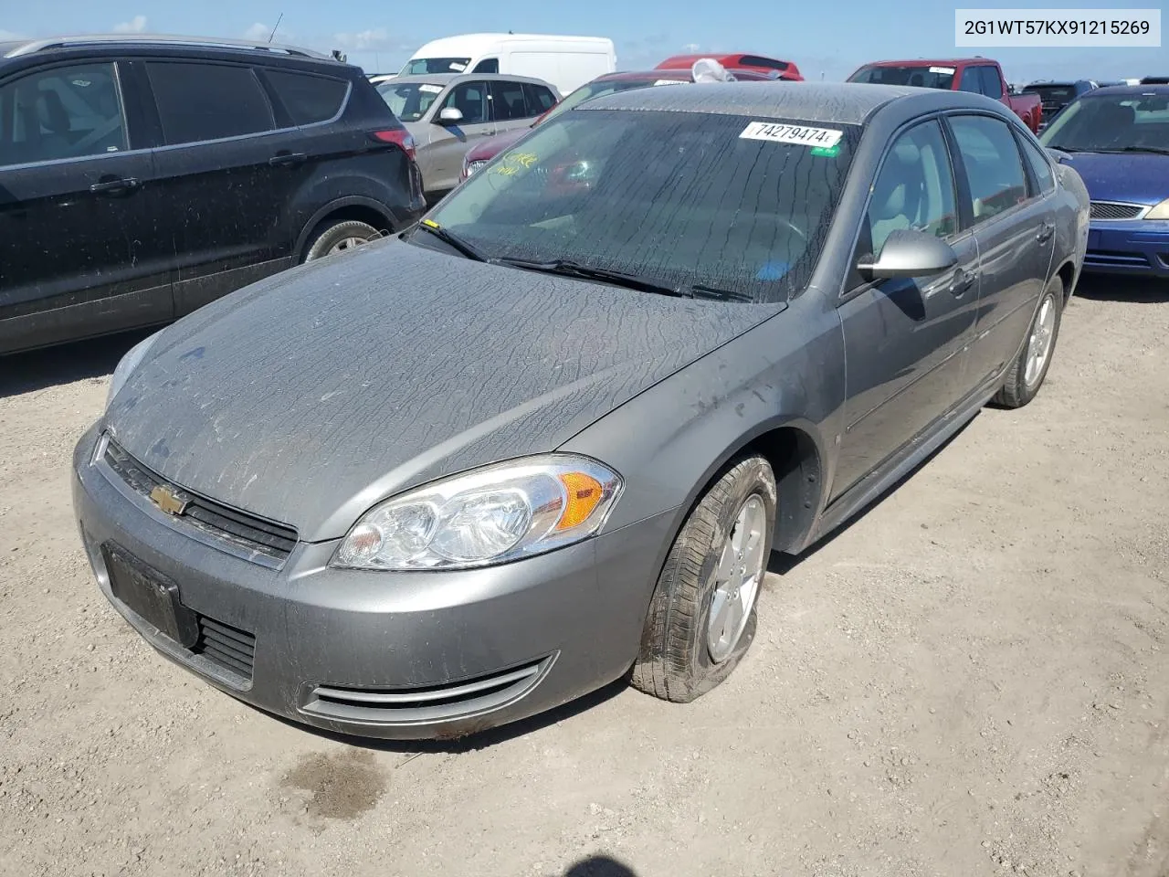 2G1WT57KX91215269 2009 Chevrolet Impala 1Lt