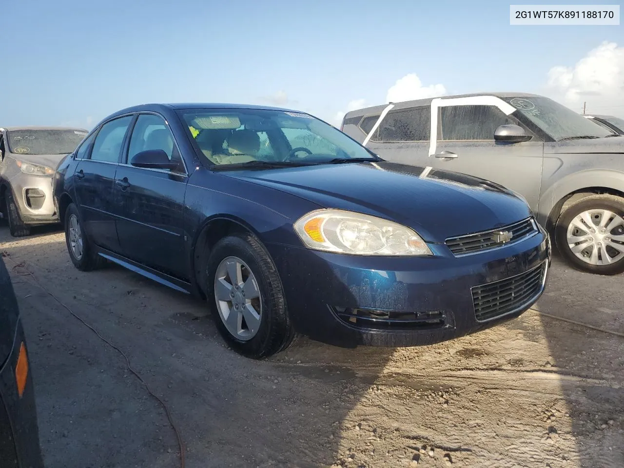 2009 Chevrolet Impala 1Lt VIN: 2G1WT57K891188170 Lot: 75088374