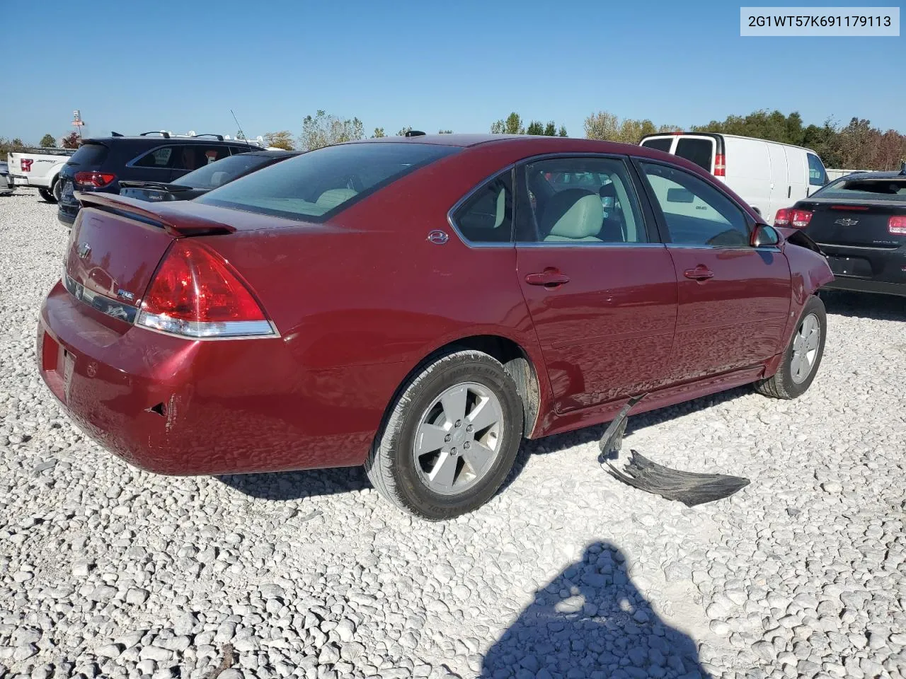 2009 Chevrolet Impala 1Lt VIN: 2G1WT57K691179113 Lot: 75408754