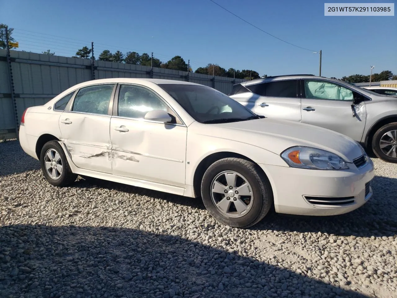 2009 Chevrolet Impala 1Lt VIN: 2G1WT57K291103985 Lot: 75746484