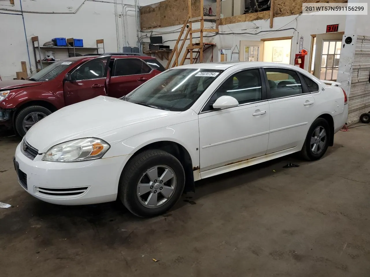 2G1WT57N591156299 2009 Chevrolet Impala 1Lt