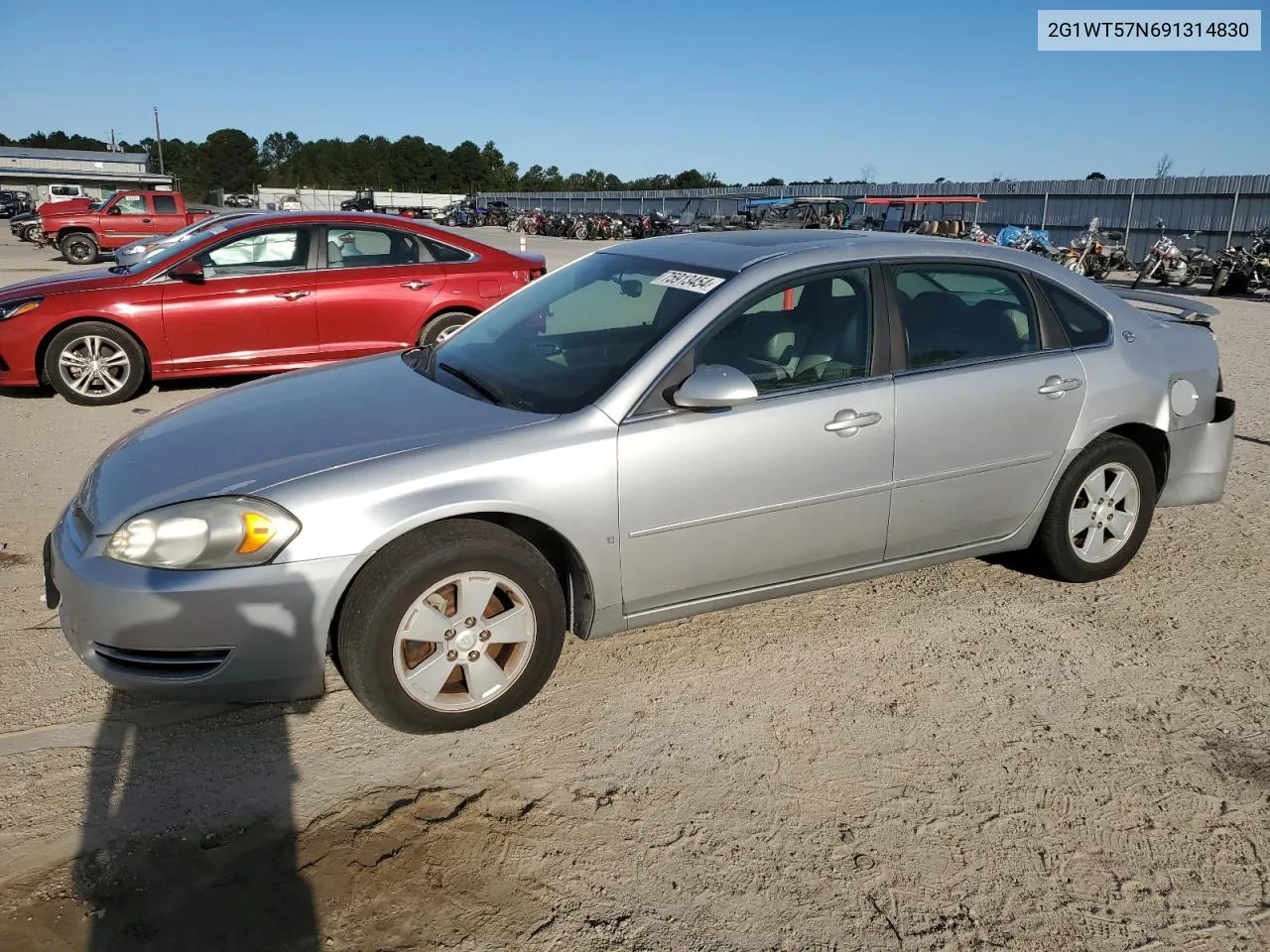 2009 Chevrolet Impala 1Lt VIN: 2G1WT57N691314830 Lot: 75913454