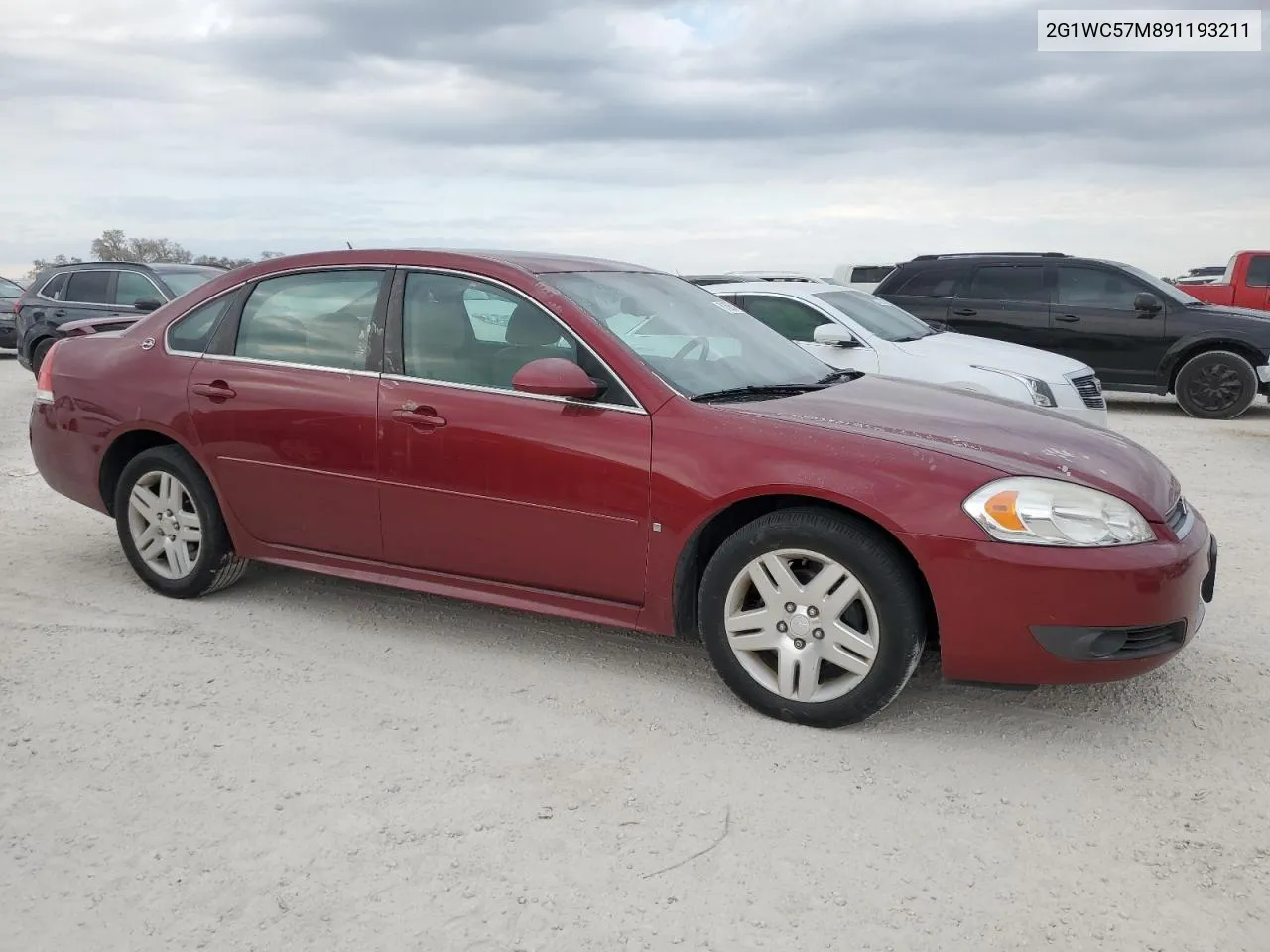 2009 Chevrolet Impala 2Lt VIN: 2G1WC57M891193211 Lot: 76189534