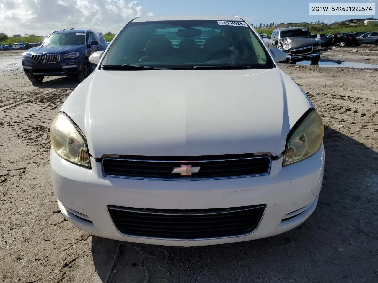 2009 Chevrolet Impala 1Lt VIN: 2G1WT57K691222574 Lot: 76554684