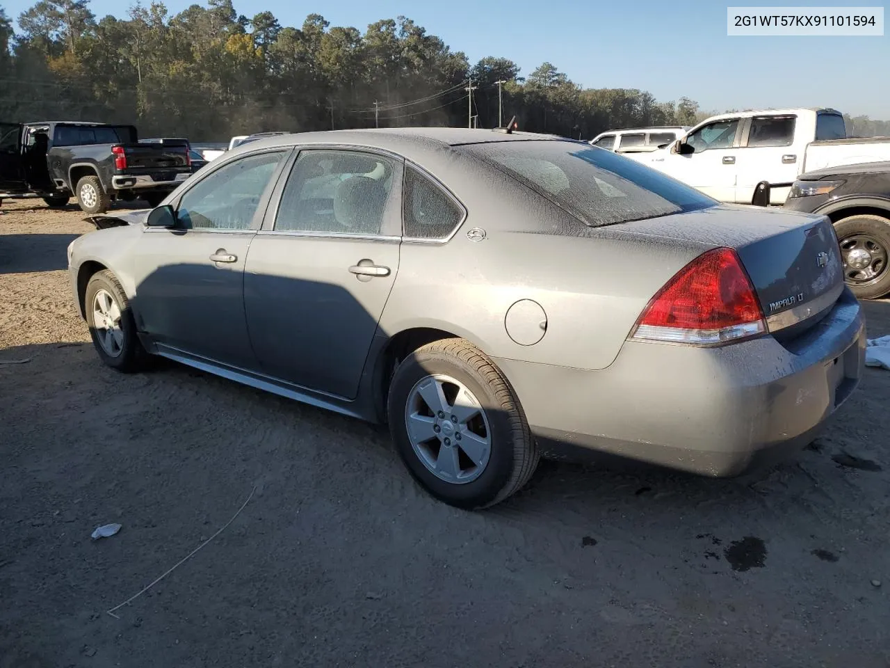 2009 Chevrolet Impala 1Lt VIN: 2G1WT57KX91101594 Lot: 77678824