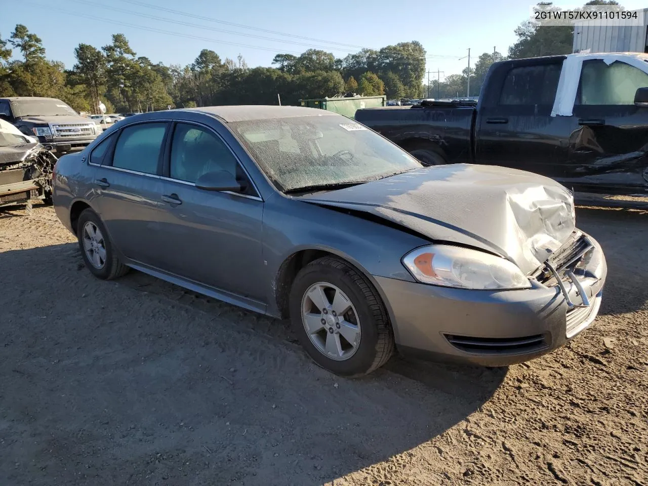 2009 Chevrolet Impala 1Lt VIN: 2G1WT57KX91101594 Lot: 77678824