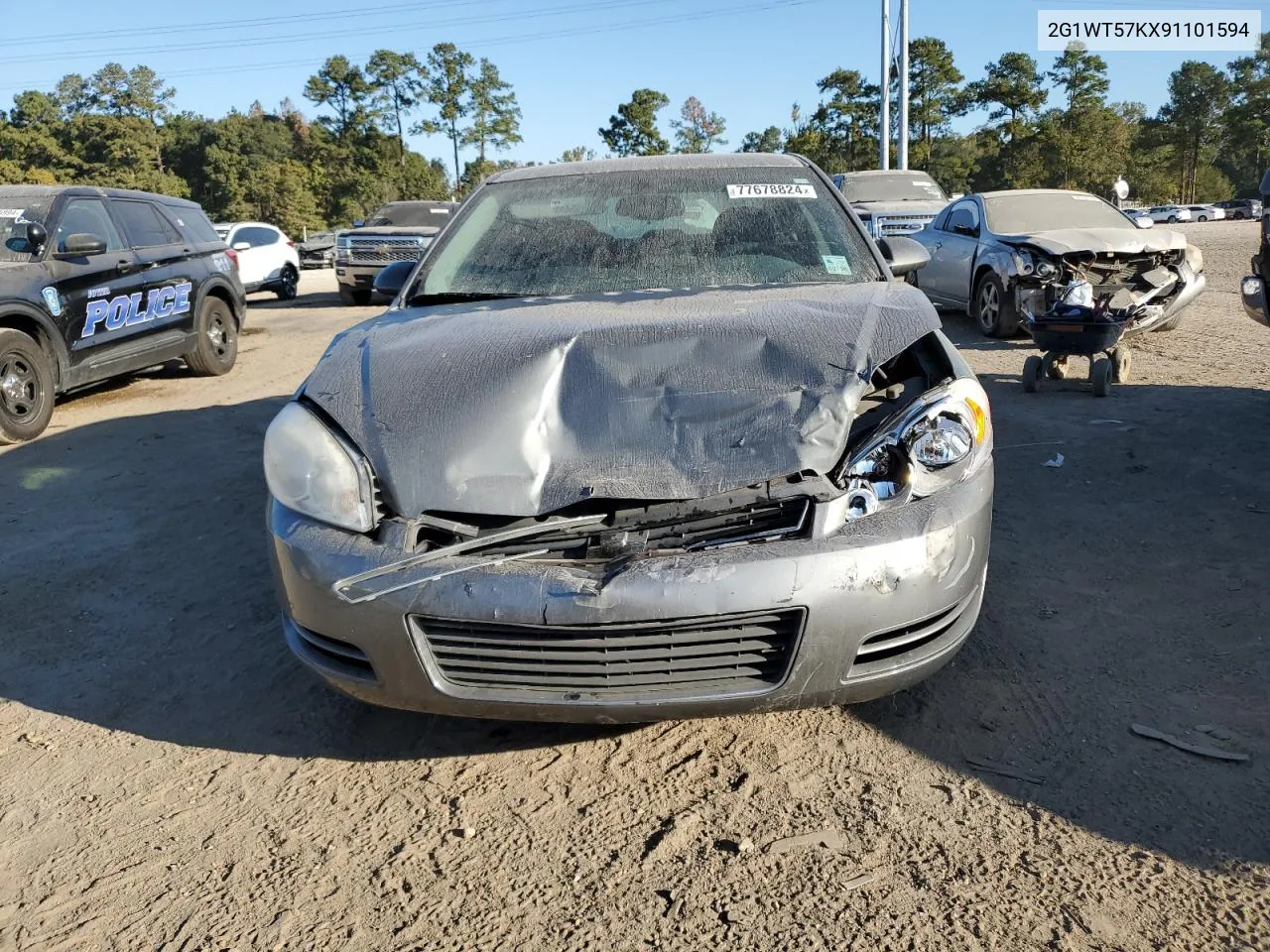 2009 Chevrolet Impala 1Lt VIN: 2G1WT57KX91101594 Lot: 77678824