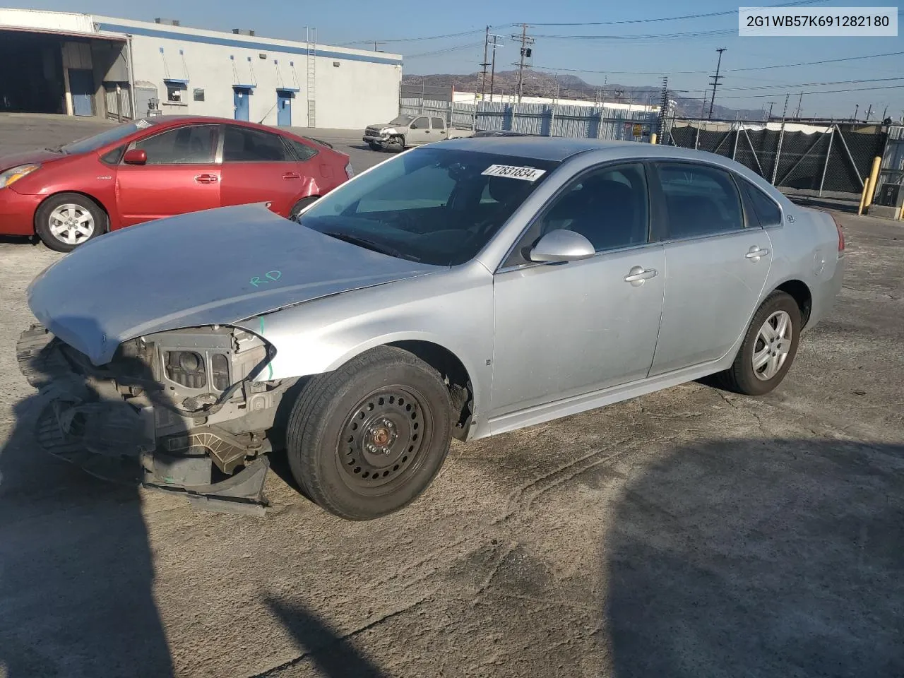 2009 Chevrolet Impala Ls VIN: 2G1WB57K691282180 Lot: 77831834