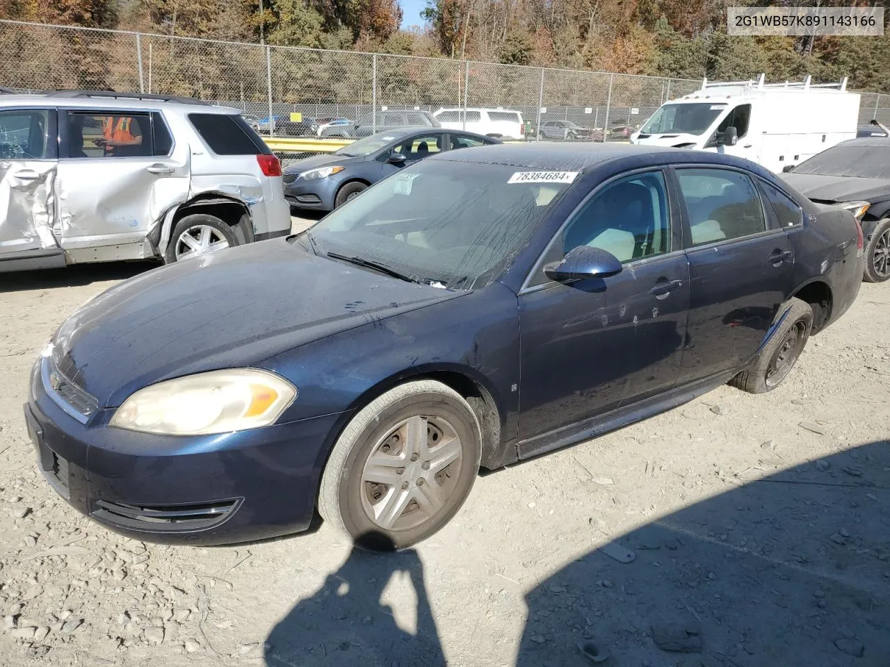 2009 Chevrolet Impala Ls VIN: 2G1WB57K891143166 Lot: 78384684