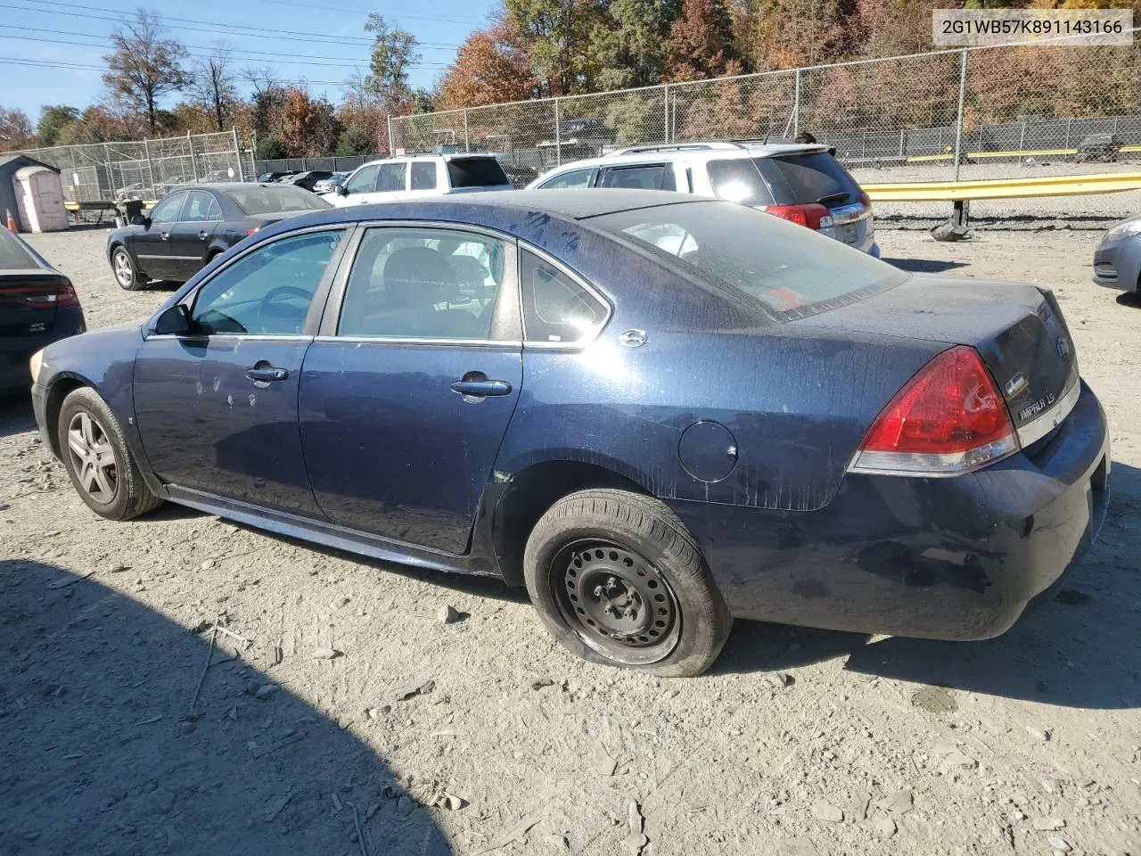 2G1WB57K891143166 2009 Chevrolet Impala Ls