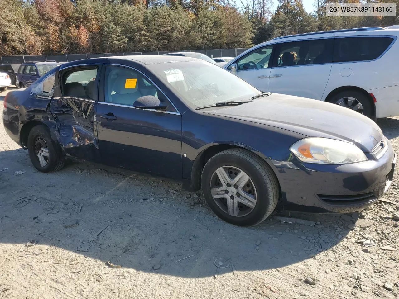 2G1WB57K891143166 2009 Chevrolet Impala Ls