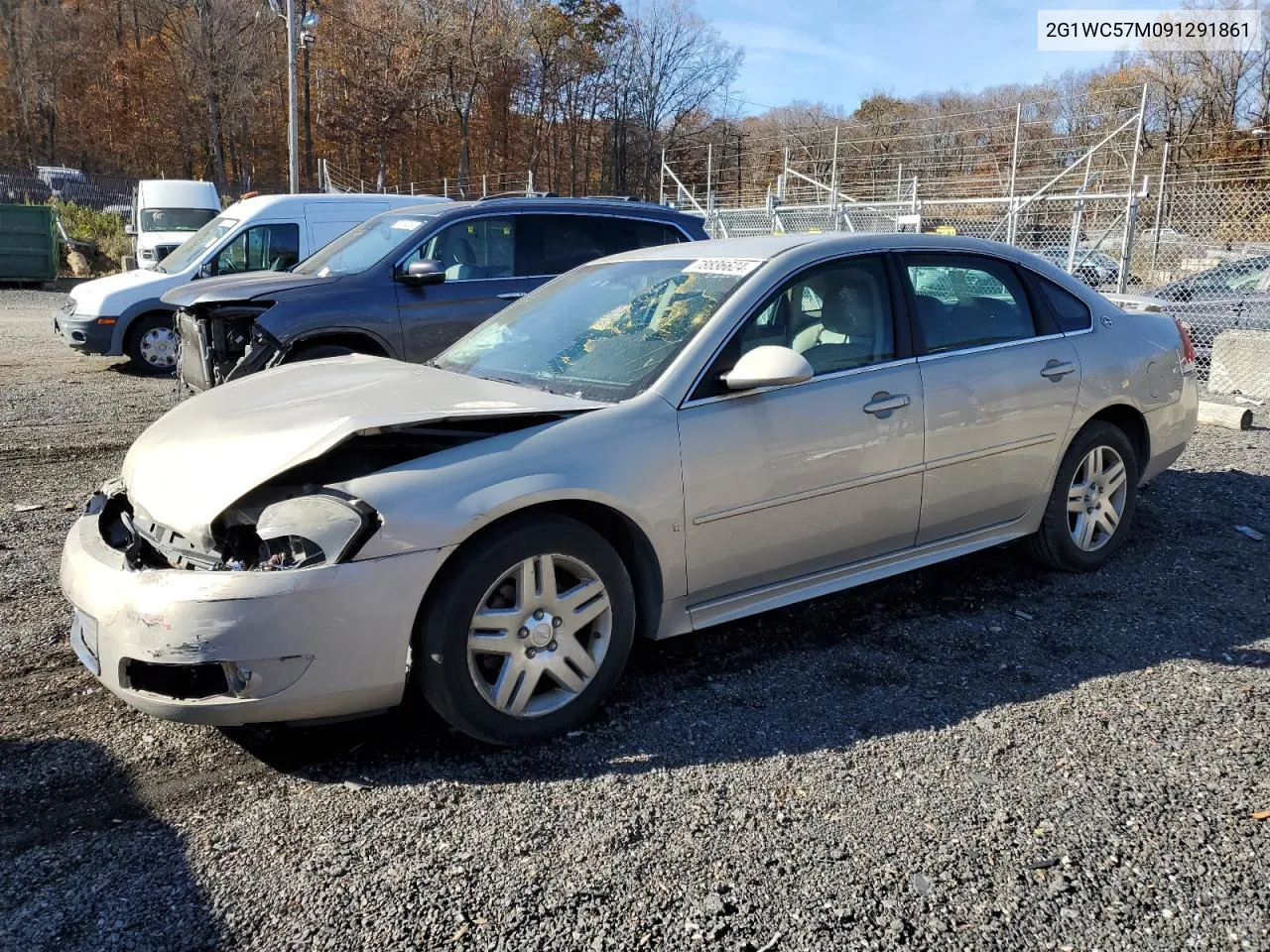 2009 Chevrolet Impala 2Lt VIN: 2G1WC57M091291861 Lot: 78836624