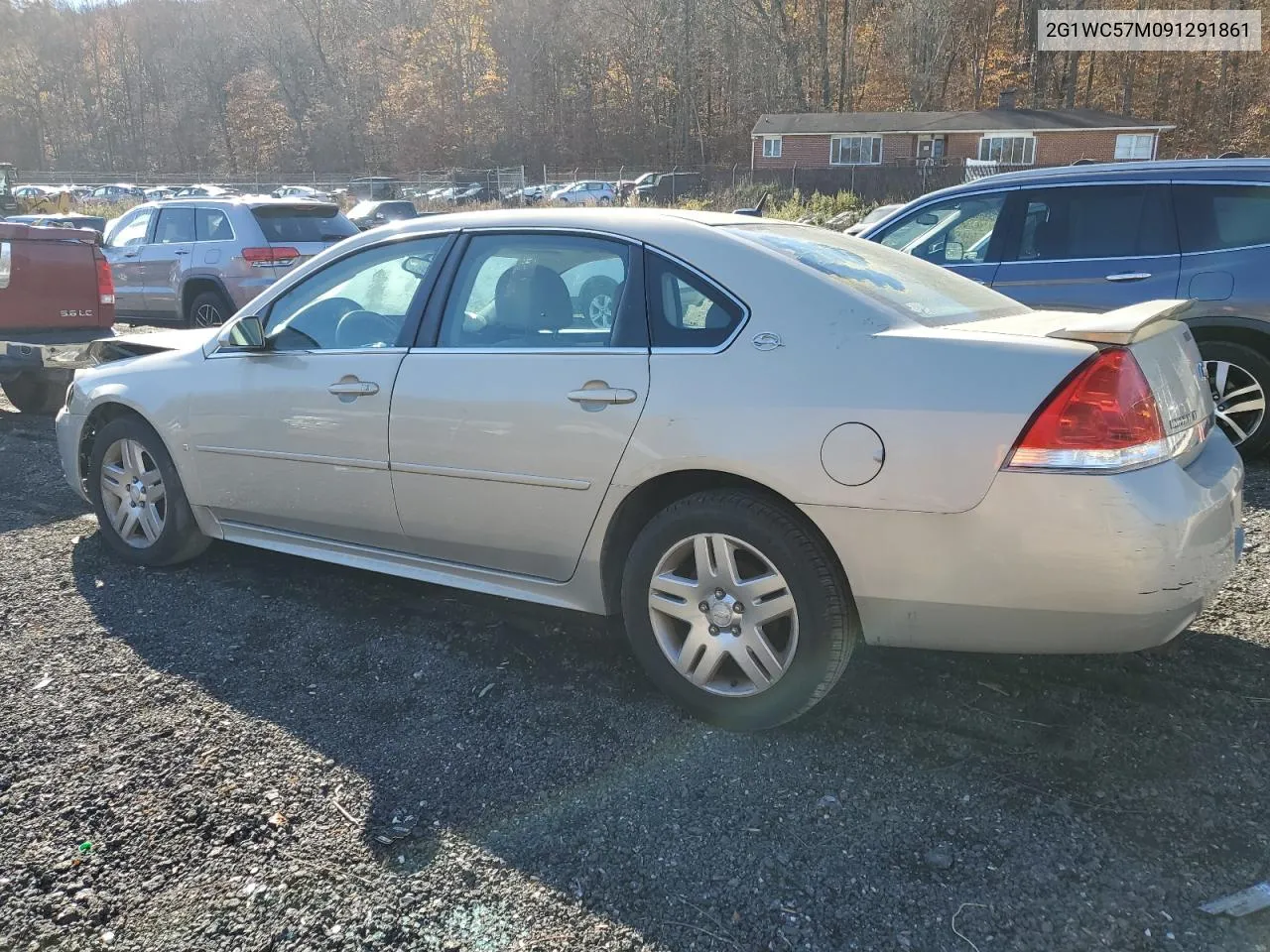 2009 Chevrolet Impala 2Lt VIN: 2G1WC57M091291861 Lot: 78836624