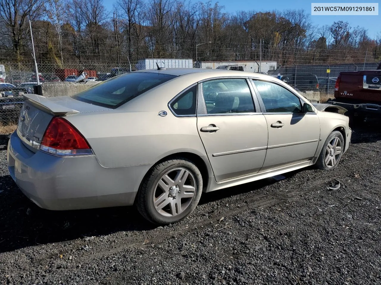 2009 Chevrolet Impala 2Lt VIN: 2G1WC57M091291861 Lot: 78836624