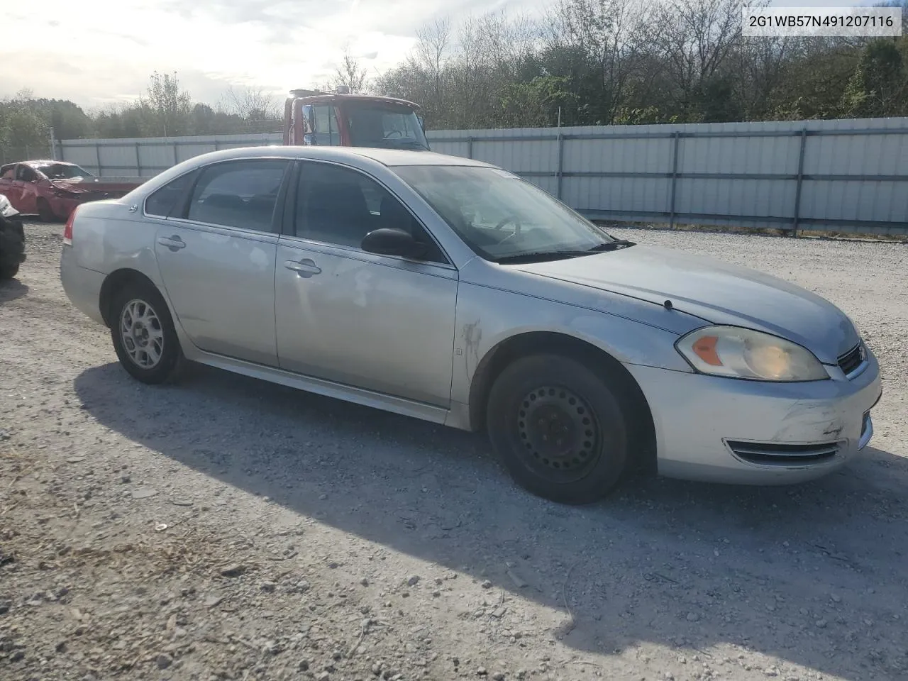 2009 Chevrolet Impala Ls VIN: 2G1WB57N491207116 Lot: 79126844