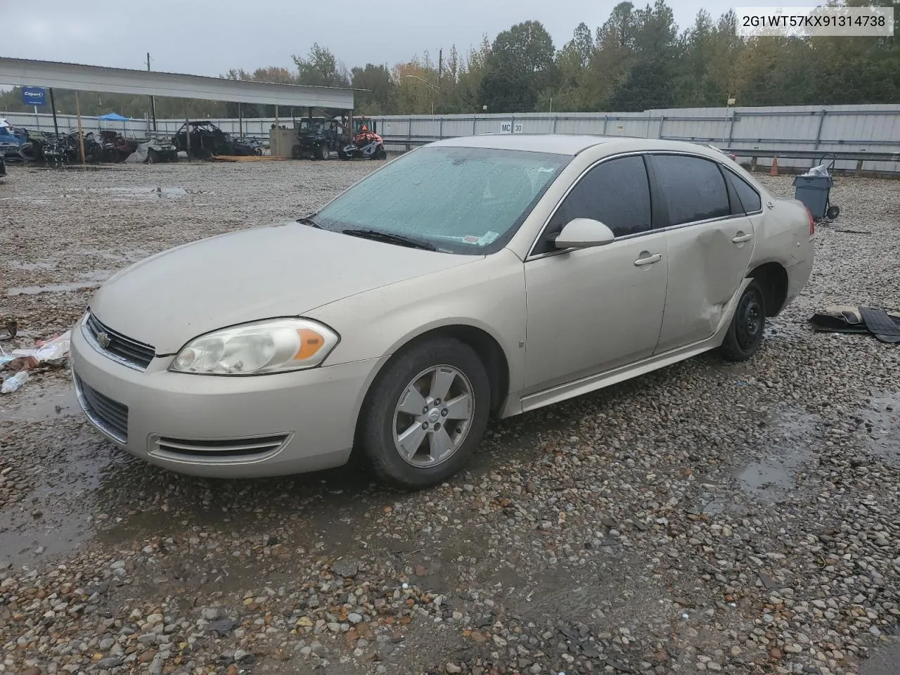 2009 Chevrolet Impala 1Lt VIN: 2G1WT57KX91314738 Lot: 79545604