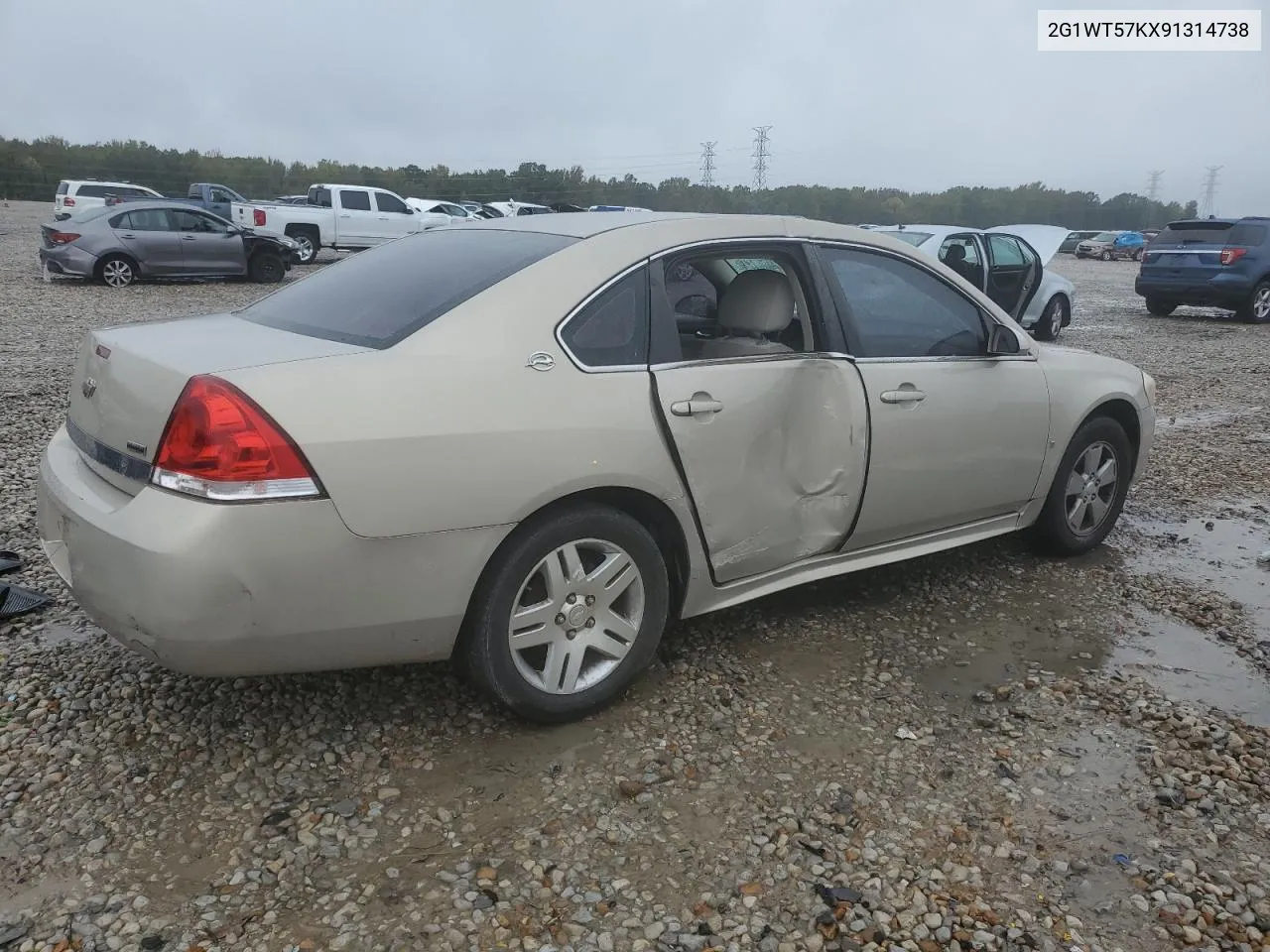 2009 Chevrolet Impala 1Lt VIN: 2G1WT57KX91314738 Lot: 79545604