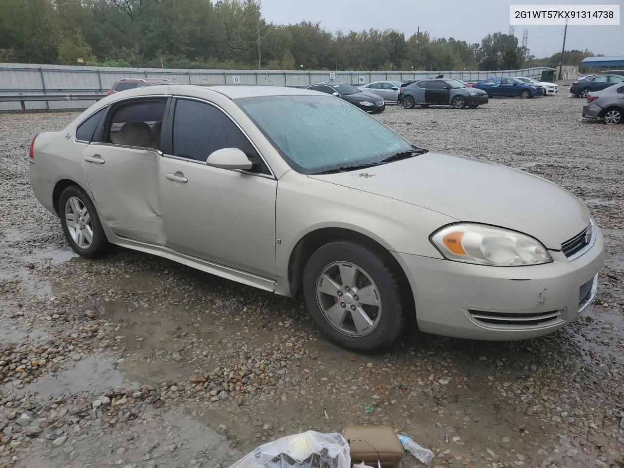 2009 Chevrolet Impala 1Lt VIN: 2G1WT57KX91314738 Lot: 79545604