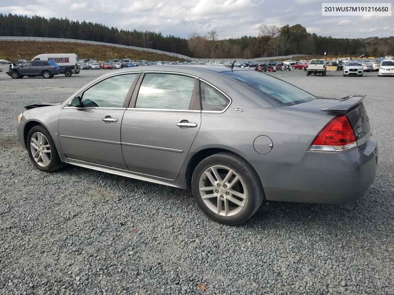 2009 Chevrolet Impala Ltz VIN: 2G1WU57M191216650 Lot: 79661684