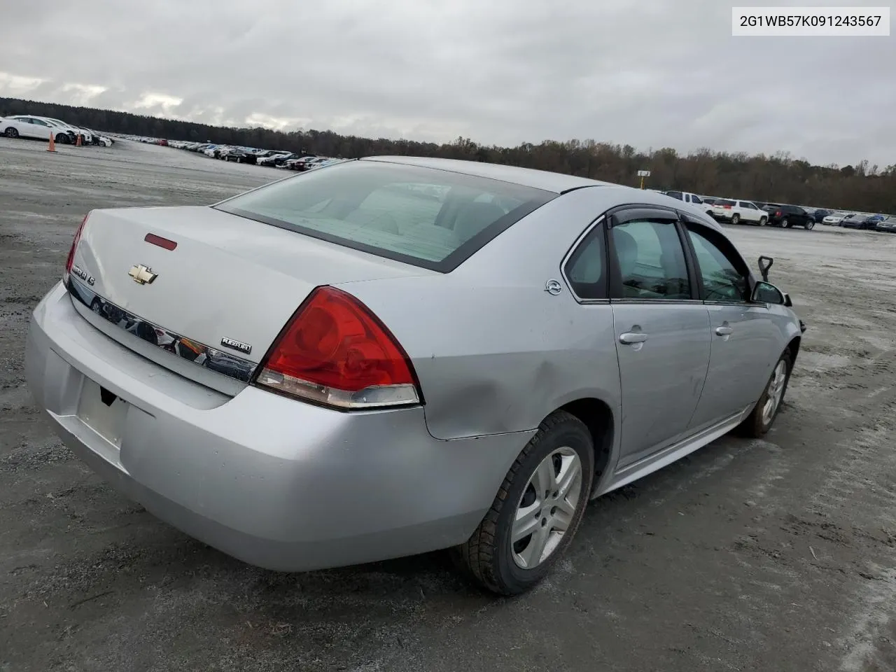 2009 Chevrolet Impala Ls VIN: 2G1WB57K091243567 Lot: 79714174