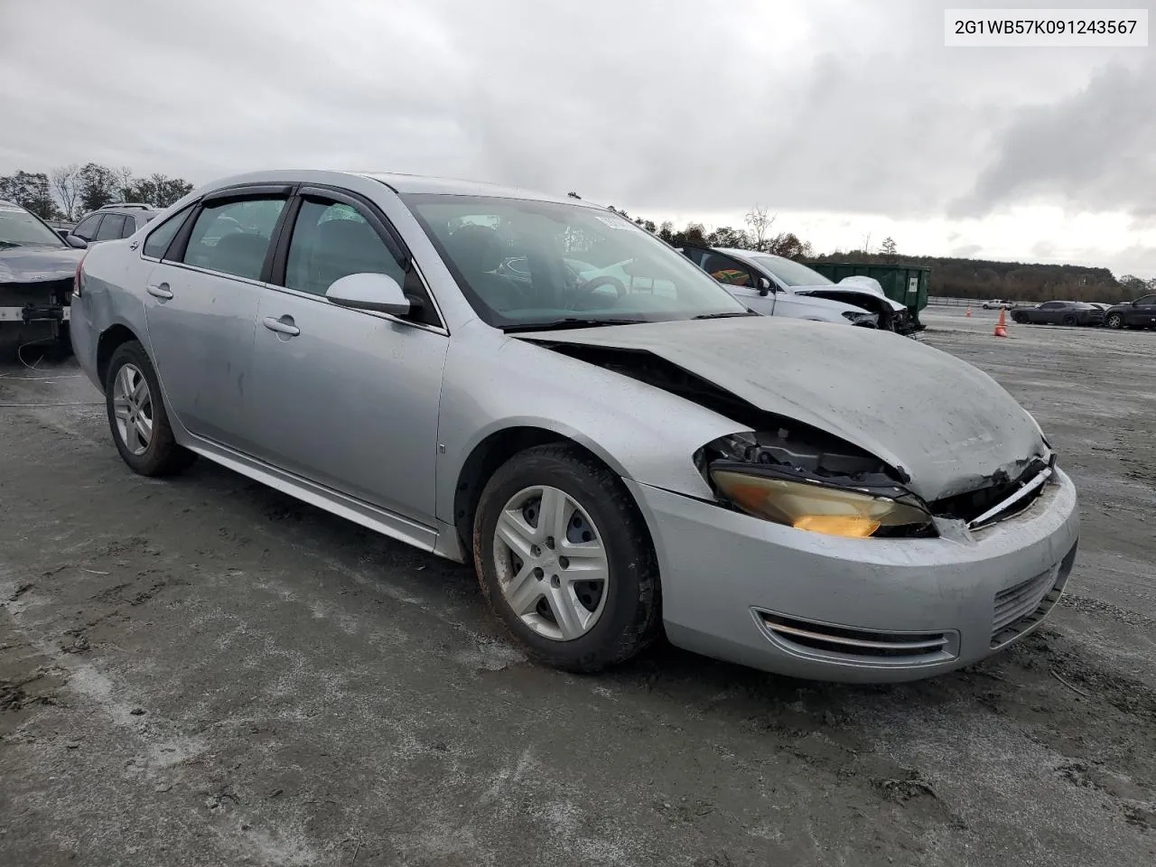 2009 Chevrolet Impala Ls VIN: 2G1WB57K091243567 Lot: 79714174