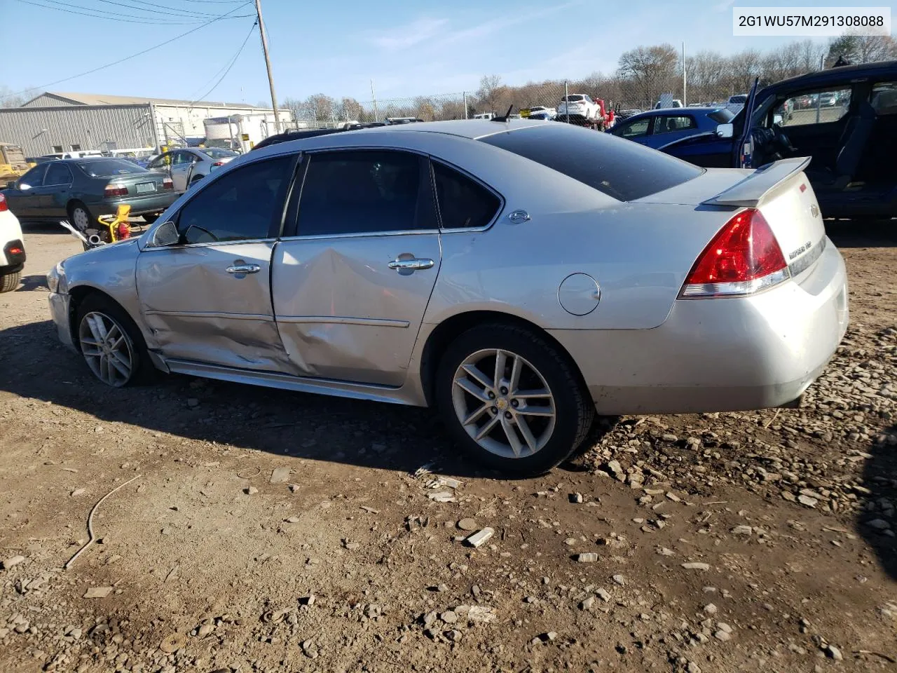 2009 Chevrolet Impala Ltz VIN: 2G1WU57M291308088 Lot: 80007934