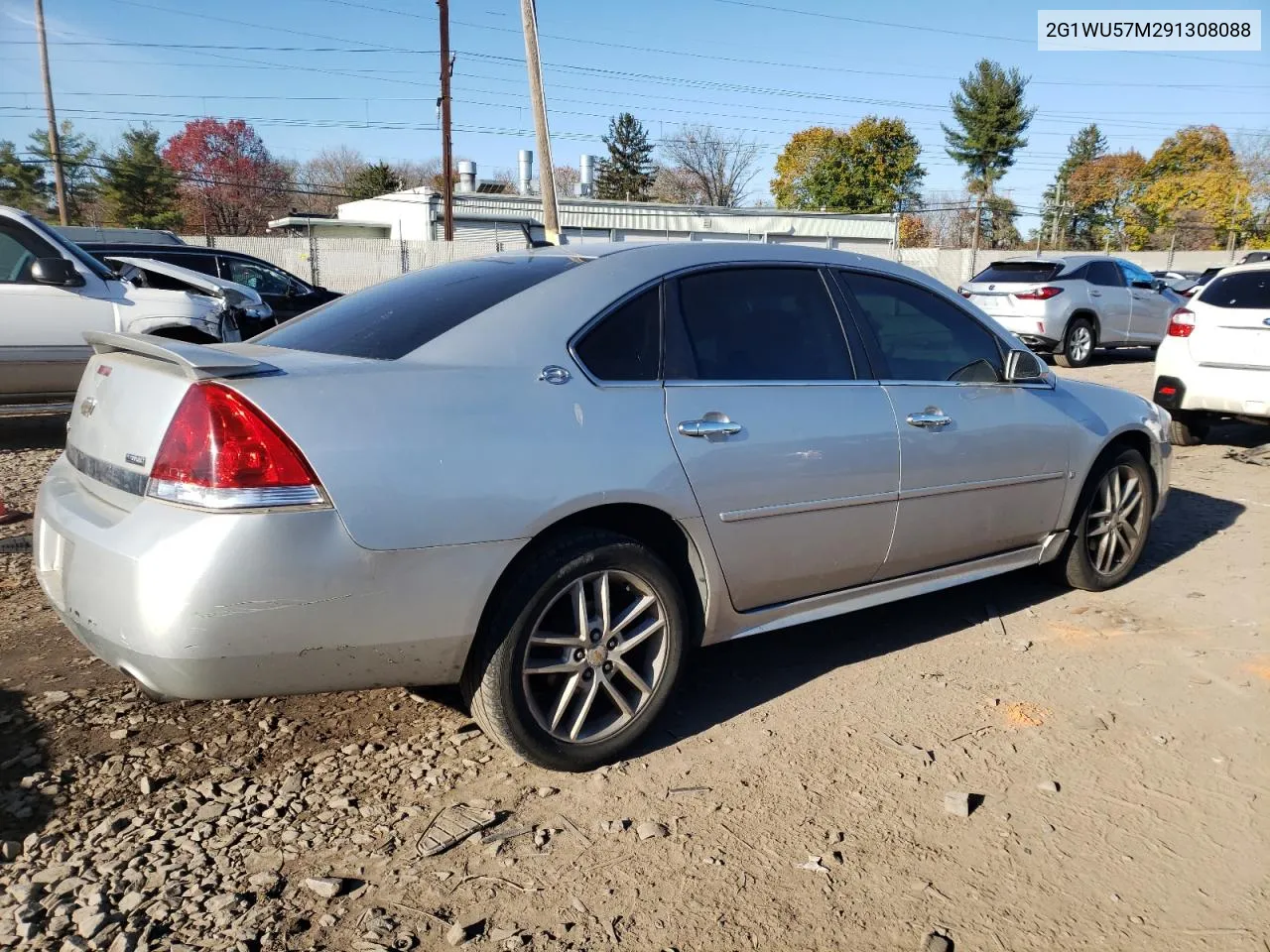 2009 Chevrolet Impala Ltz VIN: 2G1WU57M291308088 Lot: 80007934